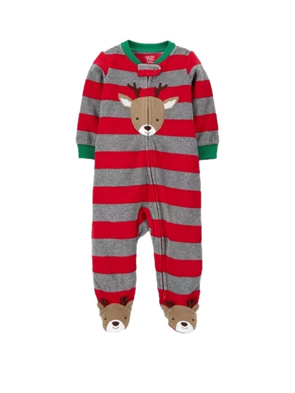 CARTER’S REINDEER FLEECE SLEEP & PLAY SLEEPER - VARIOUS SIZES (NEW WITH TAGS)